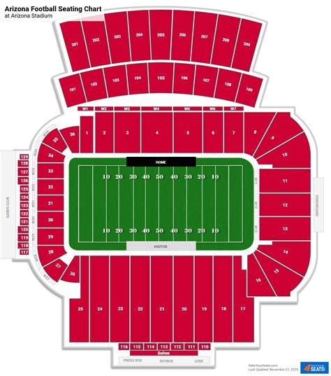 Arizona Football Seating Chart