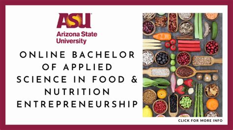 Arizona State University Nutrition Course Catalog