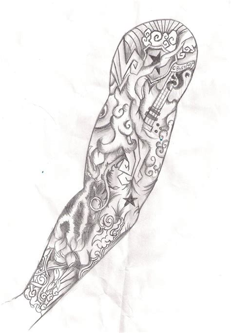 Arm For Tattoo Template