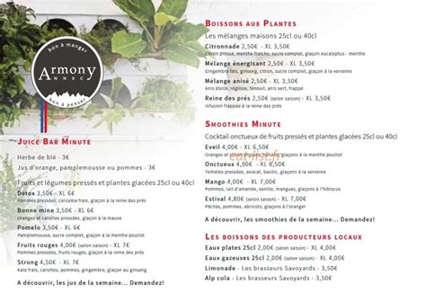 Armony Saveurs à Annecy