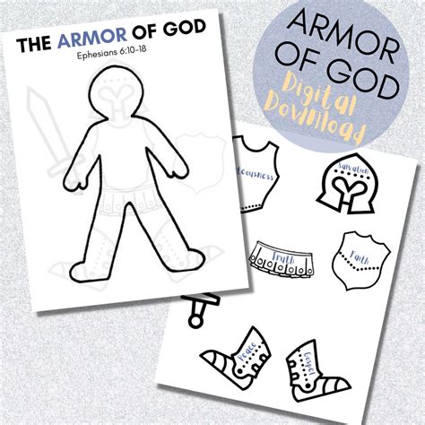 Armor Of God Printable Craft