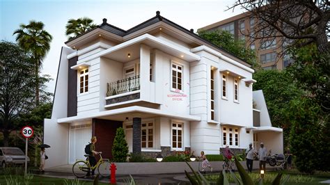 arsitektur rumit desain rumah kolonial modern