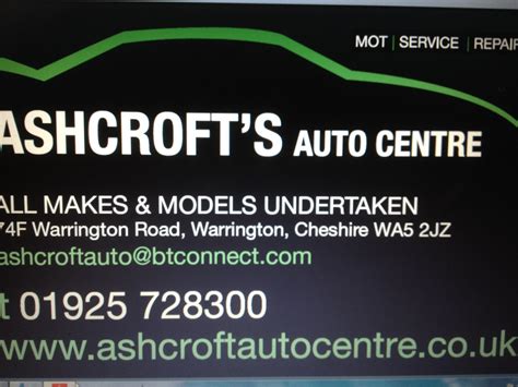 Ashcroft Auto Centre Ltd - Eurorepar Car Service