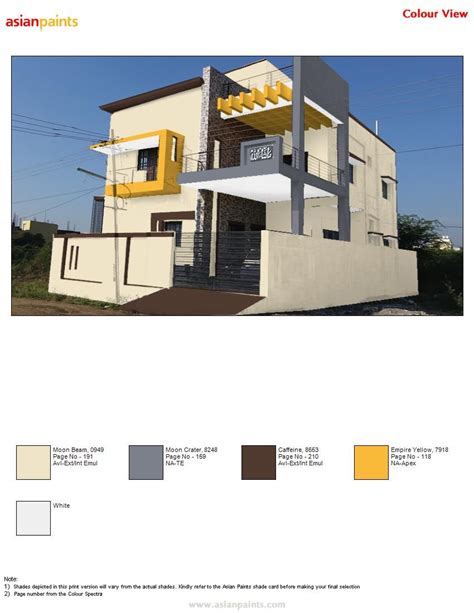 Asian Paints Exterior Colour Catalogue With Code
