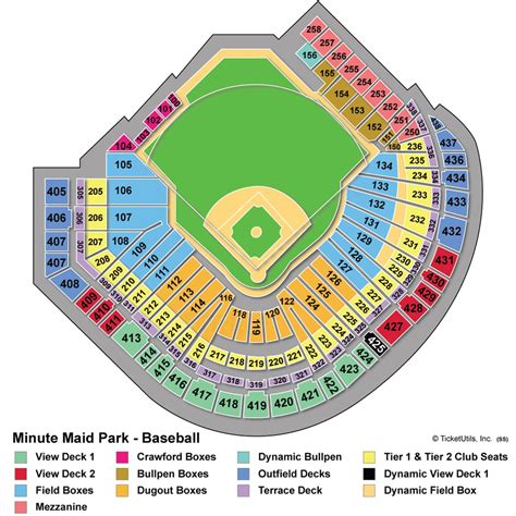 Astros Seating Chart With Rows