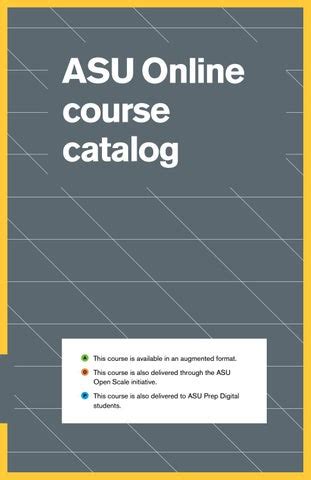 Asu Online Course Catalog