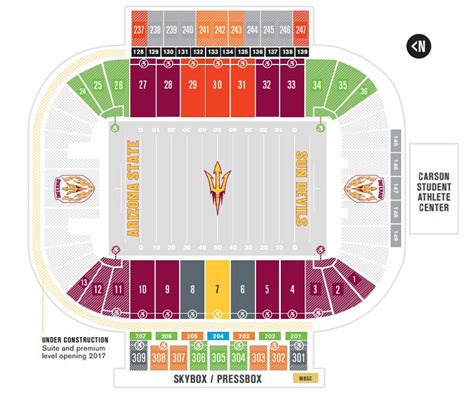 Asu Sun Devil Stadium Seating Chart