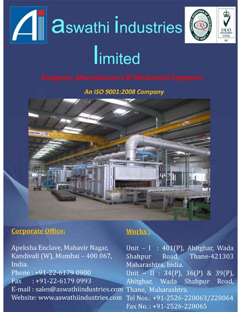 Aswathi Industries Limited Unit - 2 Works