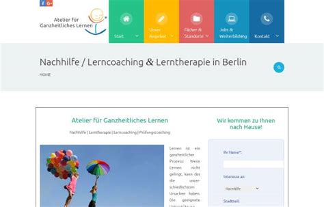Atelier für Ganzheitliches Lernen - Nachhilfe & Lerntherapie Berlin