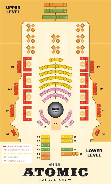 Atomic Pavilion St Louis Seating Chart