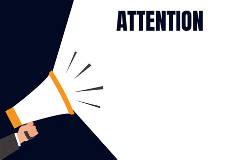 Attention Sign Template