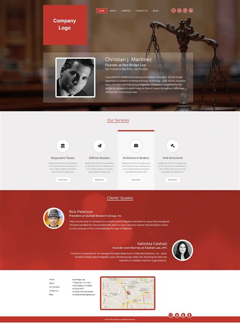 Attorney Web Template