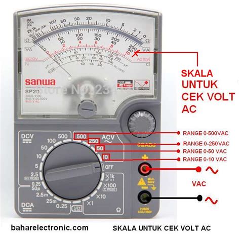 Atur Skala Multitester