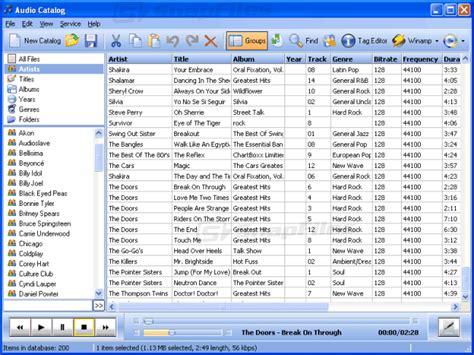 Audio Catalog Software