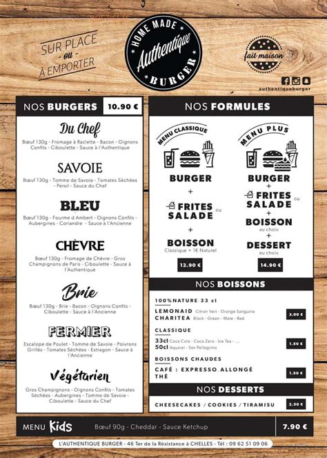 Authentique Burger à Chelles