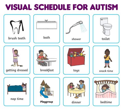 Autism Visual Schedule Printables