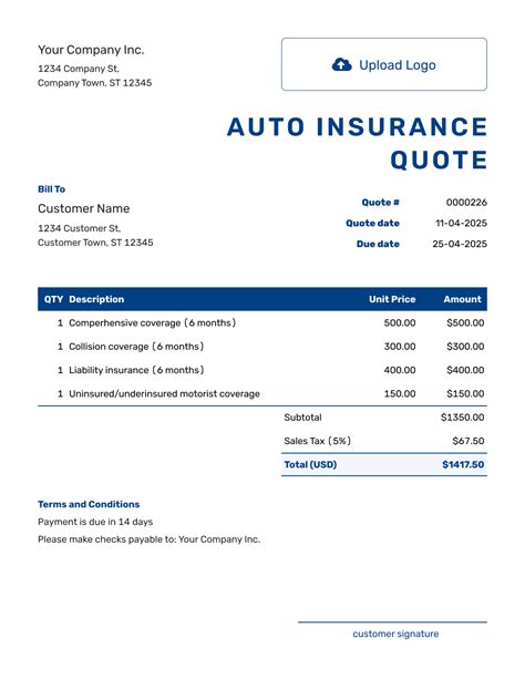 Auto Insurance Template