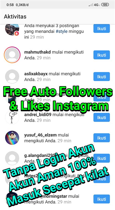 Auto Like Instagram Gratis Indonesia