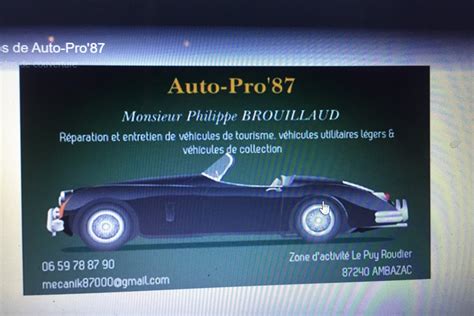 Auto Pro 87 Staff Auto à Ambazac