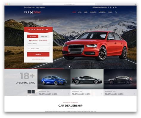 Auto Sales Website Template