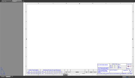 Autocad Drawing Template