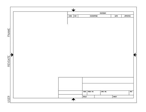 Autocad Layout Template