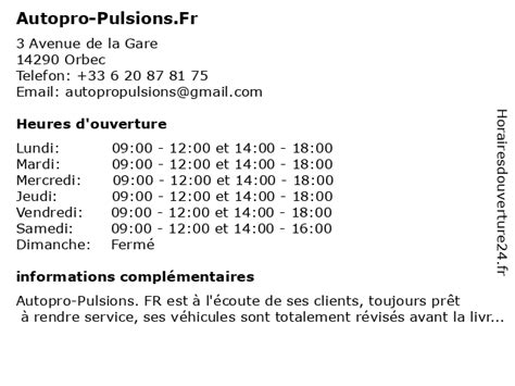 Autopro-Pulsions.Fr - AutoFirst à Orbec