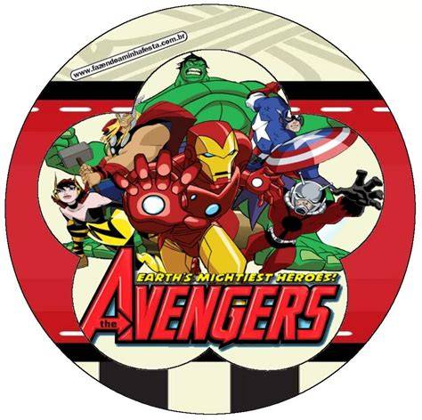 Avengers Cupcake Toppers Free Printable