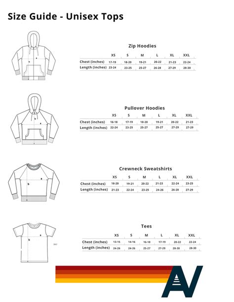 Aviator Nation Sizing Chart