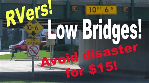 Avoids Low Bridges and Narrow Roads