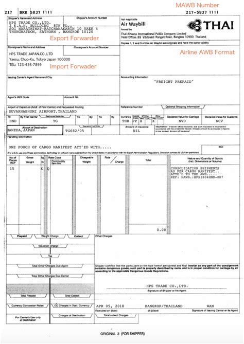 Awb Template Excel