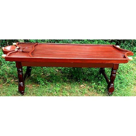 Ayurveda Panchakarma Equipment, Wooden Massage Table Manufacturers In Ernakulam, Kerala, India