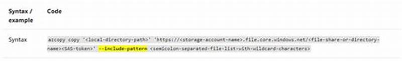 Azcopy Include Pattern