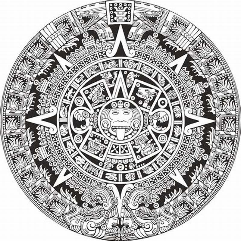 Aztec Calendar Vector File