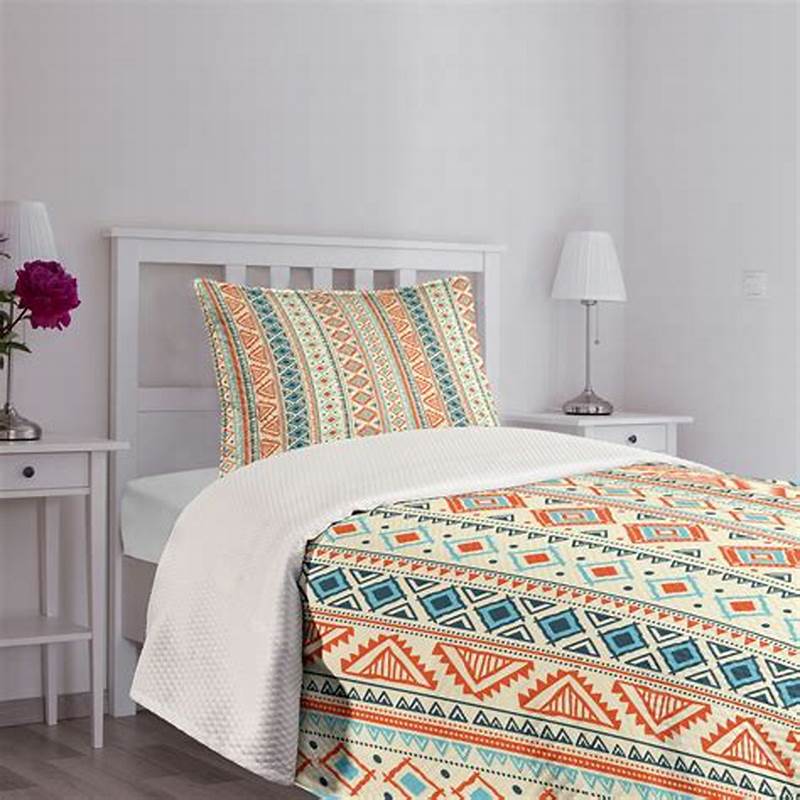 Aztec Pattern Bedspread