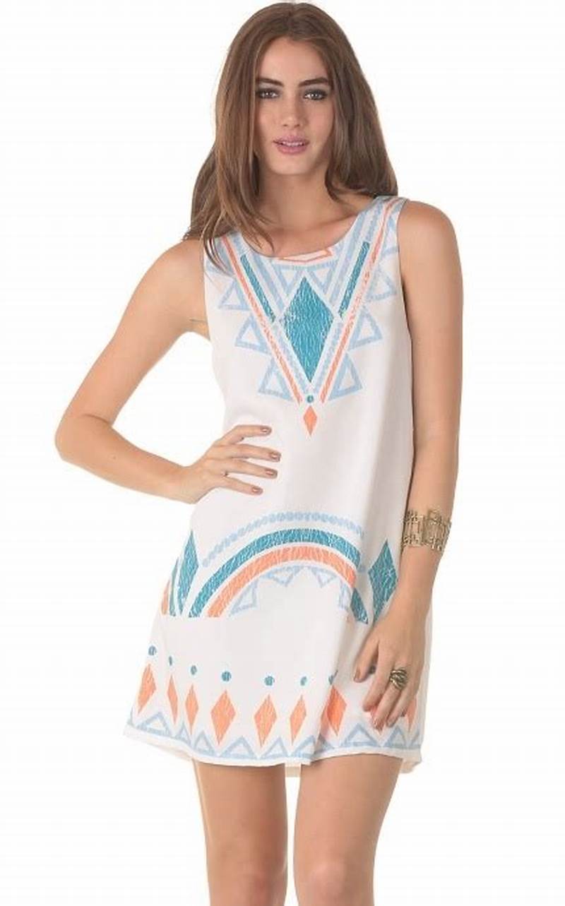 Aztec Pattern Dress