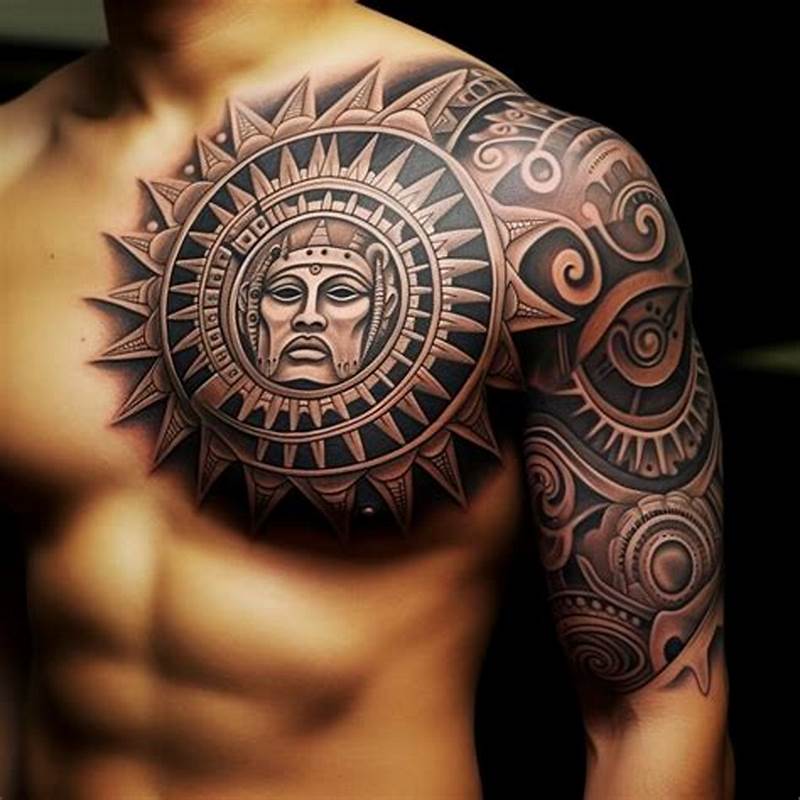 Aztec Warrior Pattern