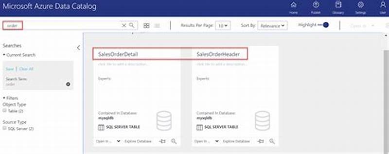 Azure Data Catalog Tutorial