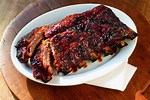 BBQ Ribs On Weber Grill