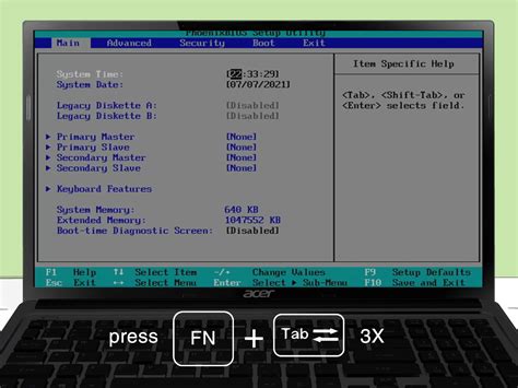 BIOS Laptop