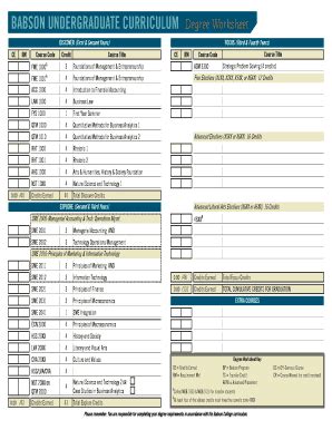 Babson Course Catalog