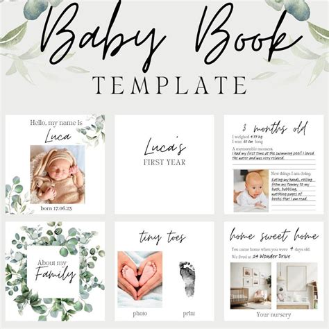 Baby Book Template
