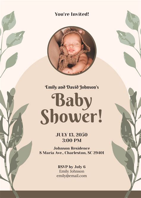 Baby Shower Invitation Templates