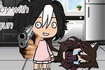Baby with a Gun Gacha Life Meme
