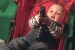 Baby with a Gun Meme Real