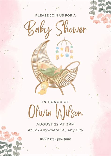 Babyshower Invitation Template