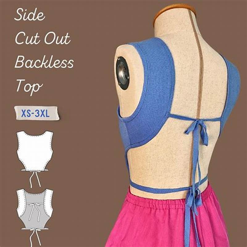 Backless Top Sewing Pattern