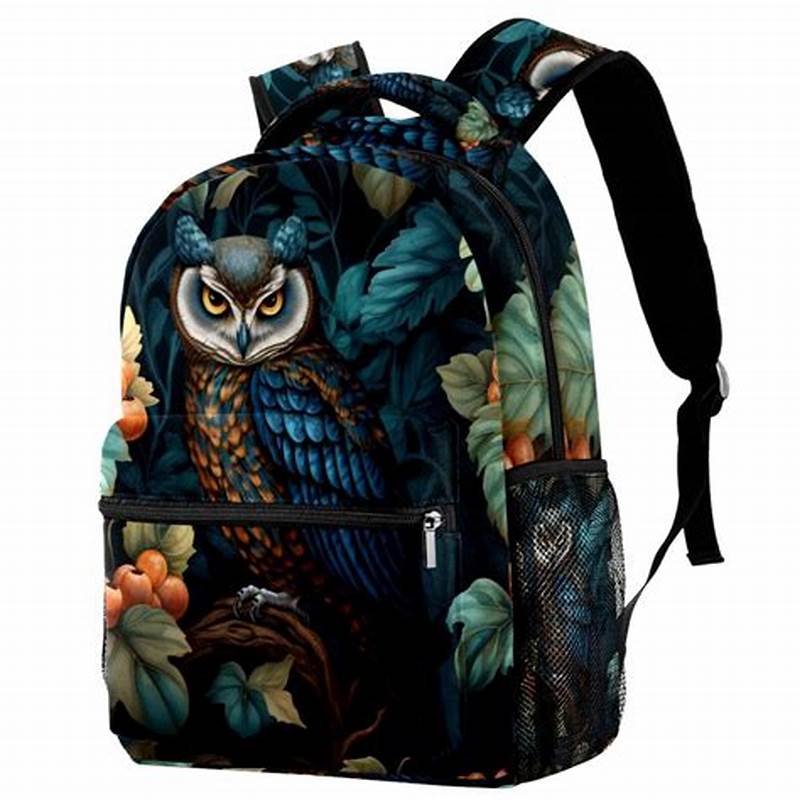 Backpack Owl Pattern