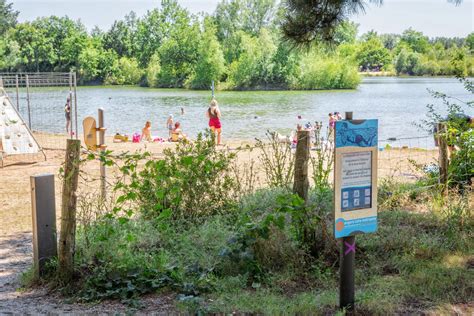 Baignade des Sablières à Écouflant