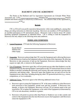 Bailment Contract Template